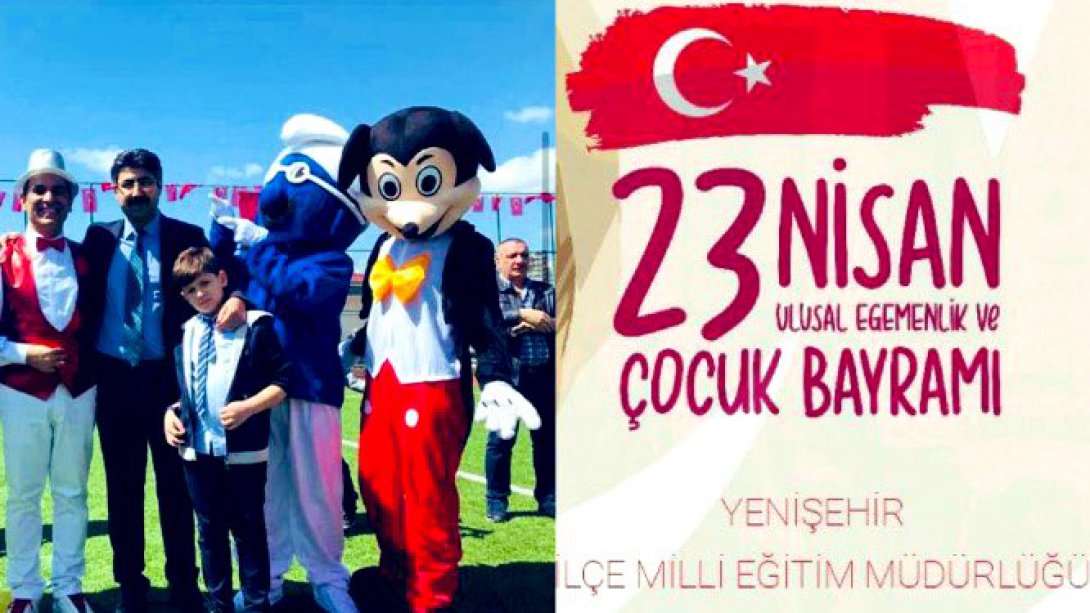 İlçe Milli Eğitim Müdürümüz Hüsamettin ATLI 23 Nisan Kutlamalarına Katıldı