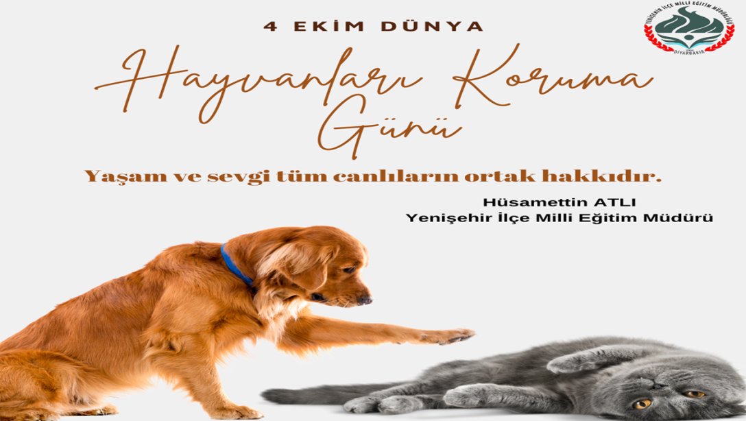 4 Ekim Dünya Hayvanları Koruma Günü